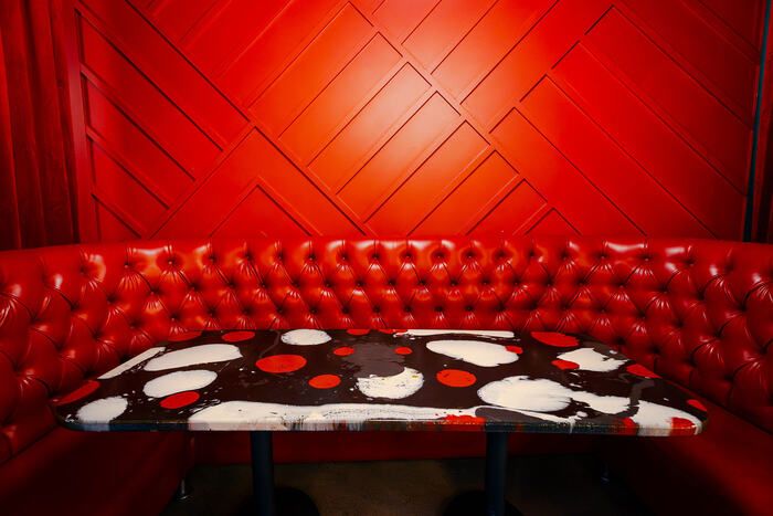 Oxblood VIP booth